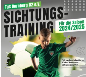 Sichtungstraining am 17. Juni