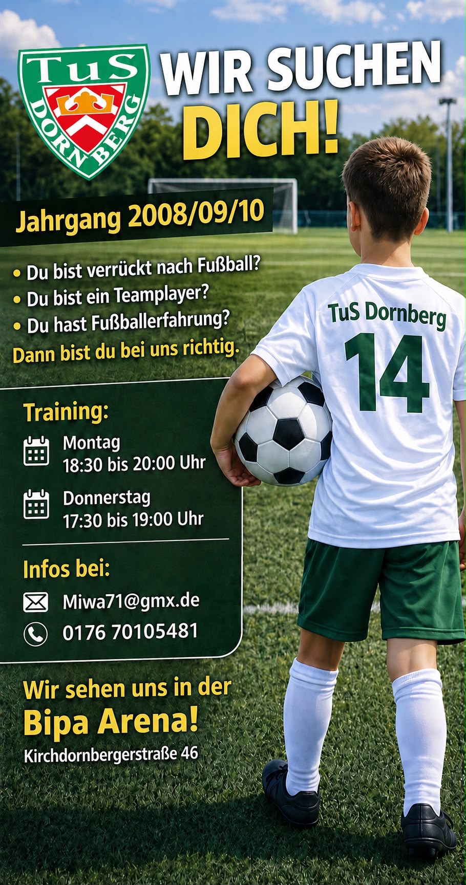 Du betrachtest gerade A-Jugend TuS Dornberg