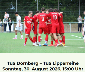 Mehr über den Artikel erfahren TuS Dornberg -Tus Lipperreihe